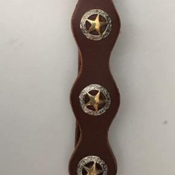 Dog Leash, 4' x 3/4"Leather, Lonestar Design - Picture 2 of 5